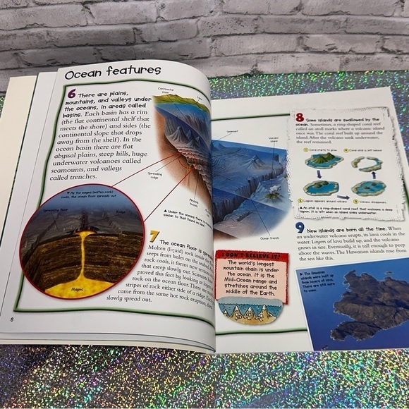 100 Facts OCEANS Book Projects Quizzes Fun Facts Cartoons Miles Kelly Publishing - Picture 5 of 11